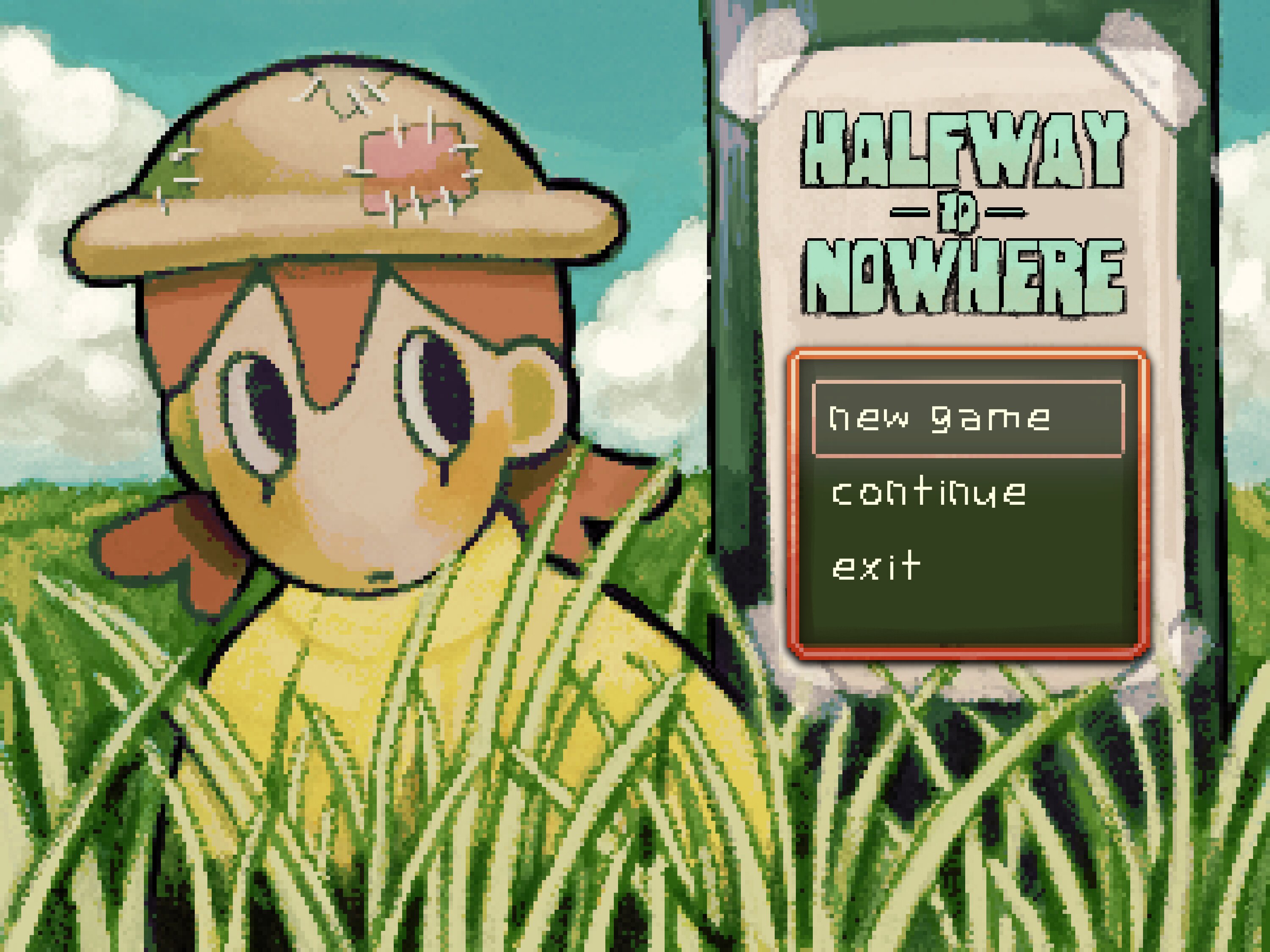 halfway to nowhere title screen