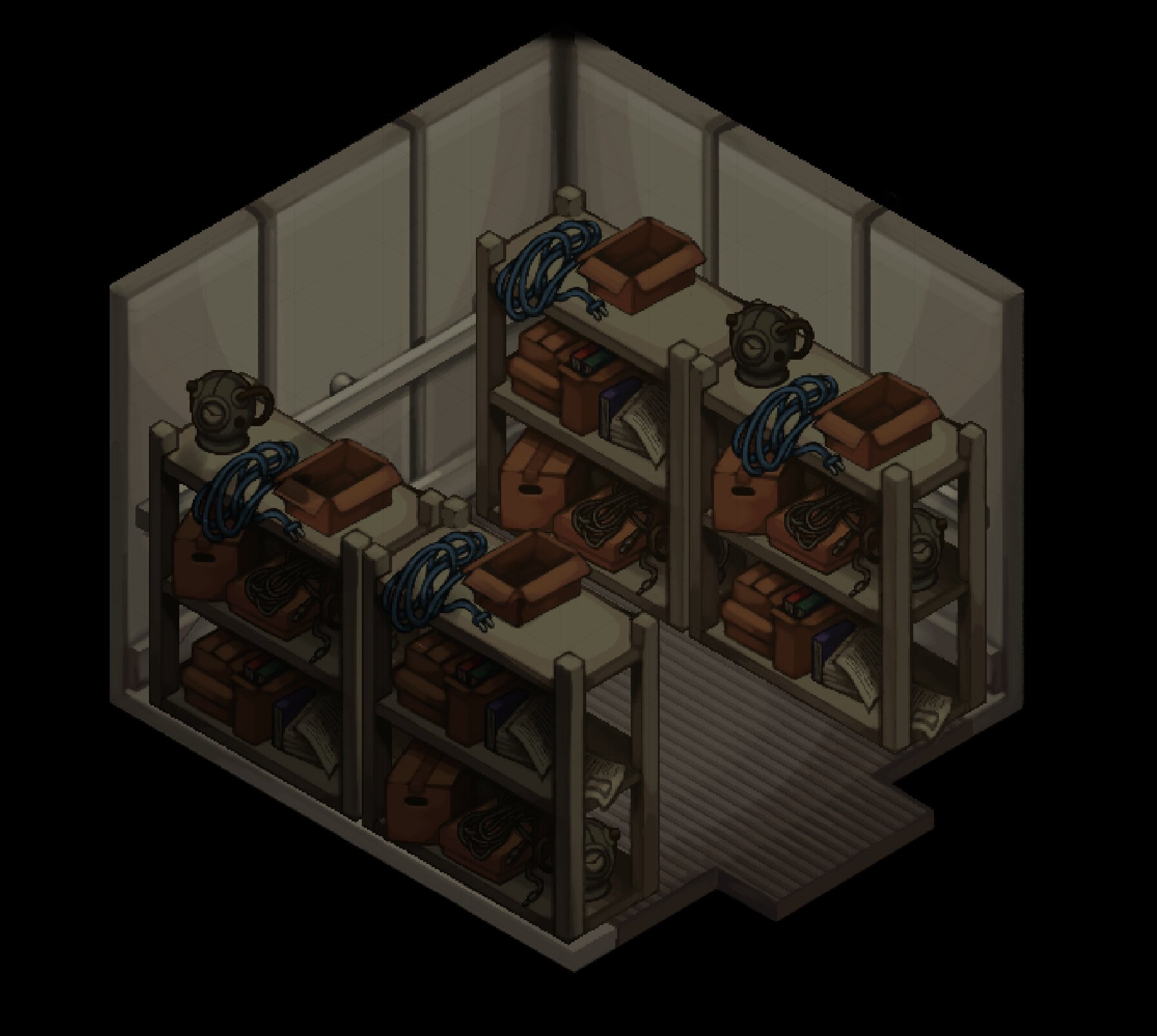 elevator storage room